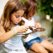 Assiette inox - La P'tite