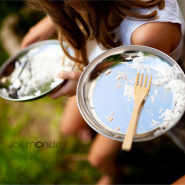 Assiette inox - La P'tite