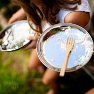 Assiette inox - La P'tite