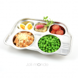 P'tit Bus - Plateau repas 5 compartiments Kids