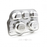 P'tit Bus - Plateau repas 5 compartiments Kids