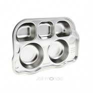 P'tit Bus - Plateau repas 5 compartiments Kids