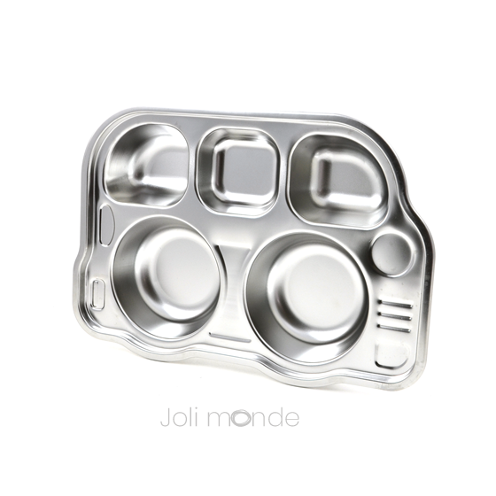 P'tit Bus - Plateau repas 5 compartiments Kids