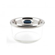 CONTENANT HERMETIQUE VERRE - Moyen rond - Onyx