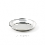Cabosse - -Assiette inox - La P'tite - Joli Monde
