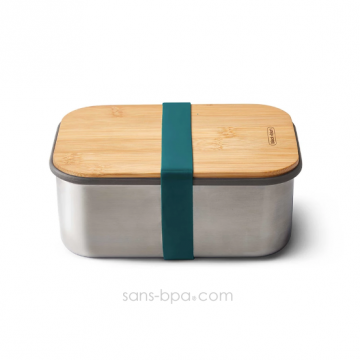 Sandwich Box - Bois & inox - Large 1250ml - Océan