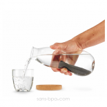 Carafe filtrante individuelle verre 800 ml