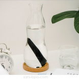Carafe filtrante individuelle verre 800 ml