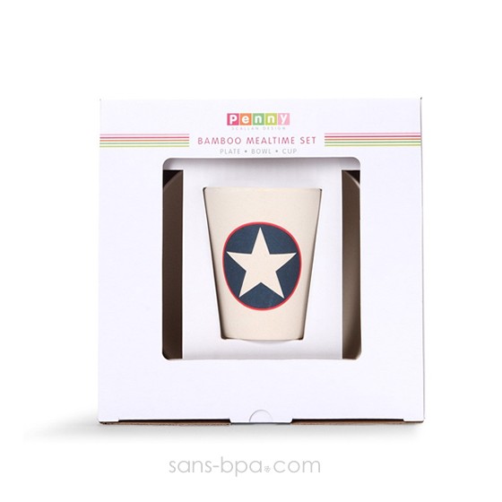 Set vaisselle biodégradable - Navy Star