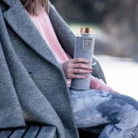 Gourde verre 750 ml - MISMATCH - Rose Gold