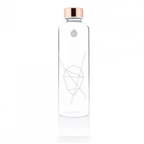 Gourde verre 750 ml - MISMATCH - Rose Gold
