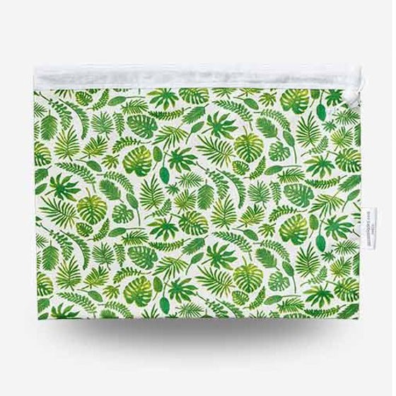 Sac à salades - Modèle - Feuillage vert