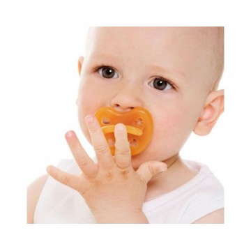 Tétine symétrique 3-36 mois caoutchouc - Canard 2