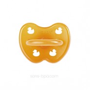 Tétine symétrique 3-36 mois caoutchouc - Canard