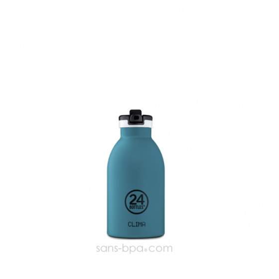 Gourde sport isotherme 330ml CLIMA - TUXEDO BLACK