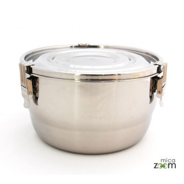 BOITE RONDE HERMETIQUE 20 cm ONYX