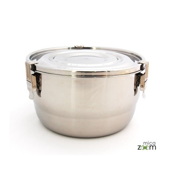 BOITE RONDE HERMETIQUE 20 cm ONYX