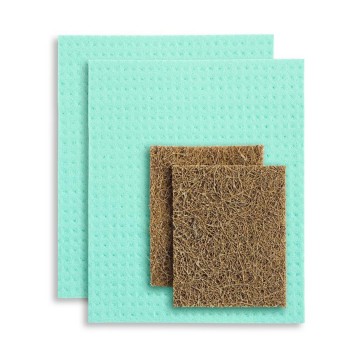 Lot 4 éponges compostables