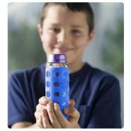 Bouteille en verre 250 ml ORANGE de LIFEFACTORY