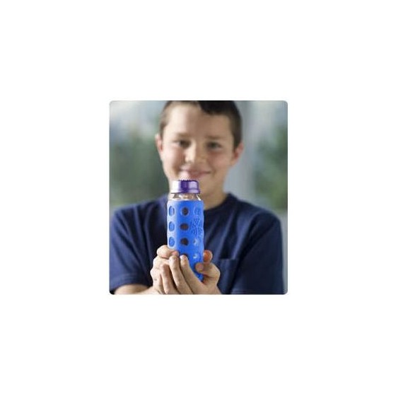 Bouteille en verre 250 ml ORANGE de LIFEFACTORY