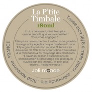 La p'tite timbale inox 180 ml
