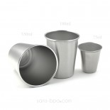 Lot 2 timbales inox 350 ml - Coeur