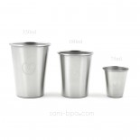 Lot 6 P'tites timbales inox 180 ml - JOLI COEUR