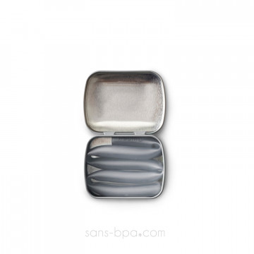 Paille nomade X-Long - silicone FROST