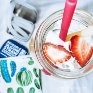 Paille nomade X-Long - silicone FROST