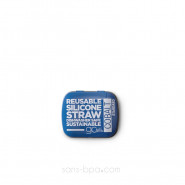 Paille nomade Standard - silicone MINT
