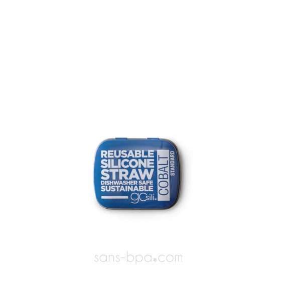 Paille nomade Standard - silicone MINT