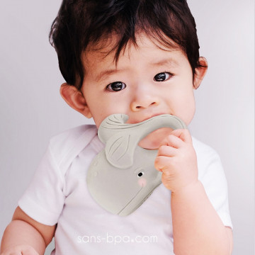 Jouet de dentition caoutchouc naturel Baleine