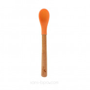 Cuillère long manche bébé Bambou & silicone