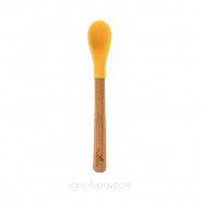 Cuillère long manche bébé Bambou & silicone