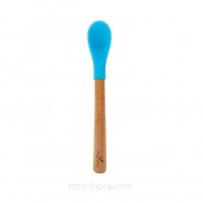 Cuillère long manche bébé Bambou & silicone