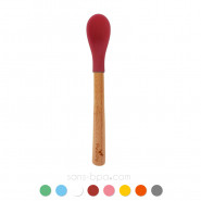 Cuillère long manche bébé Bambou & silicone