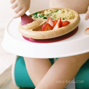 Cuillère pour bébé Bambou & silicone