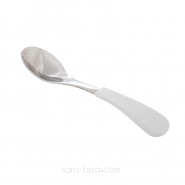 Lot 2 cuillères pour bébé inox & silicone