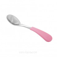 Lot 2 cuillères pour bébé inox & silicone