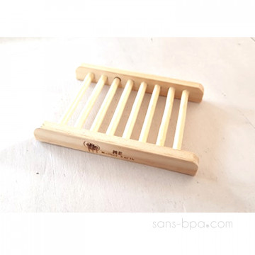 Porte savon bois de bambou 2