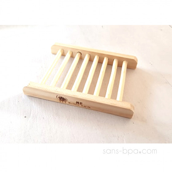 Porte savon bois de bambou
