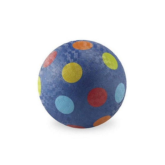 Ballon 18 cm Bleu multi-pois de Crocodile Creek