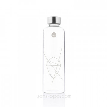 Gourde verre 750 ml - MISMATCH - Pink Breeze 2