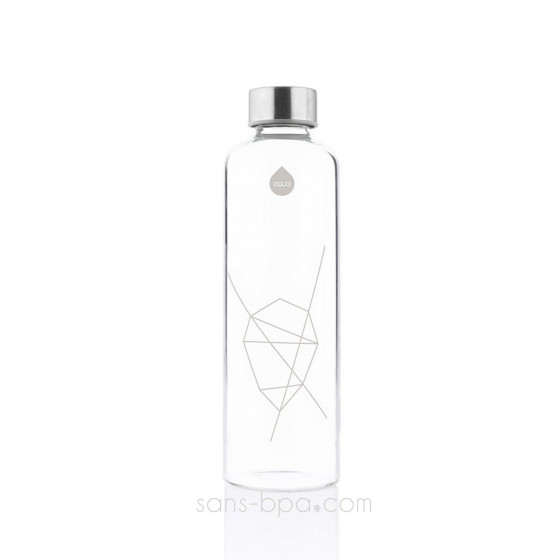 Gourde verre 750 ml - MISMATCH - Pink Breeze