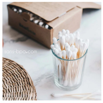 Cotons-tiges biodégradables bambou