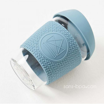 Tasse verre nomade 340ml - BLEU 2