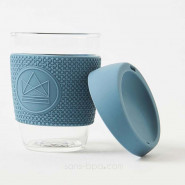 Tasse verre nomade 340ml - BLEU