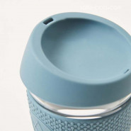 Tasse verre nomade 340ml - BLEU