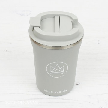 Tasse inox isolée 380 ml GREY 2