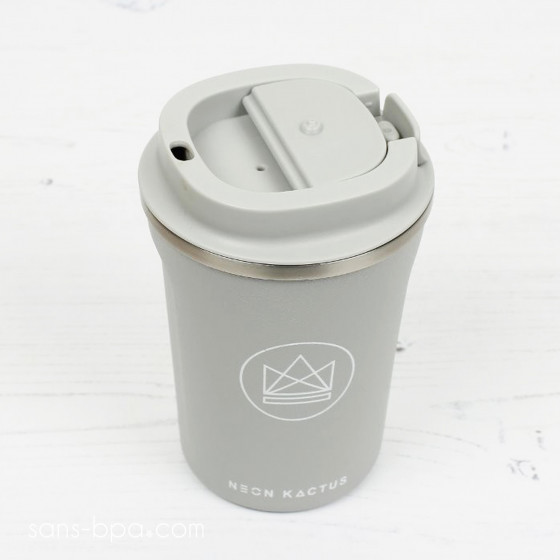 Tasse inox isolée 380 ml GREY